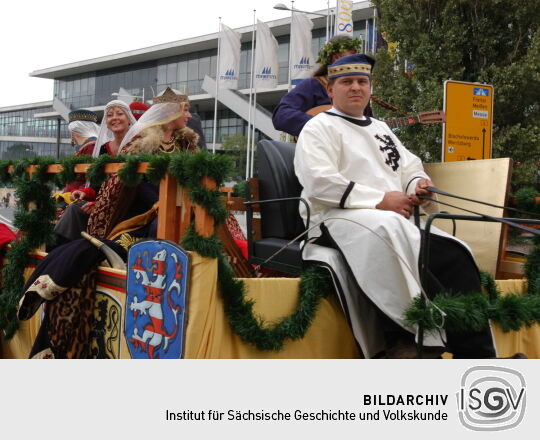 Festumzug zur 800-Jahr-Feier in Dresden