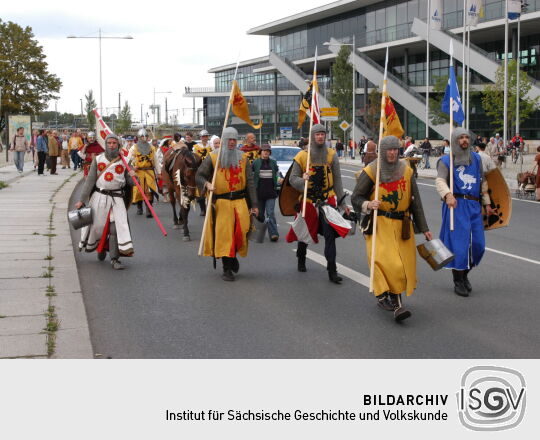 Festumzug zur 800-Jahr-Feier in Dresden
