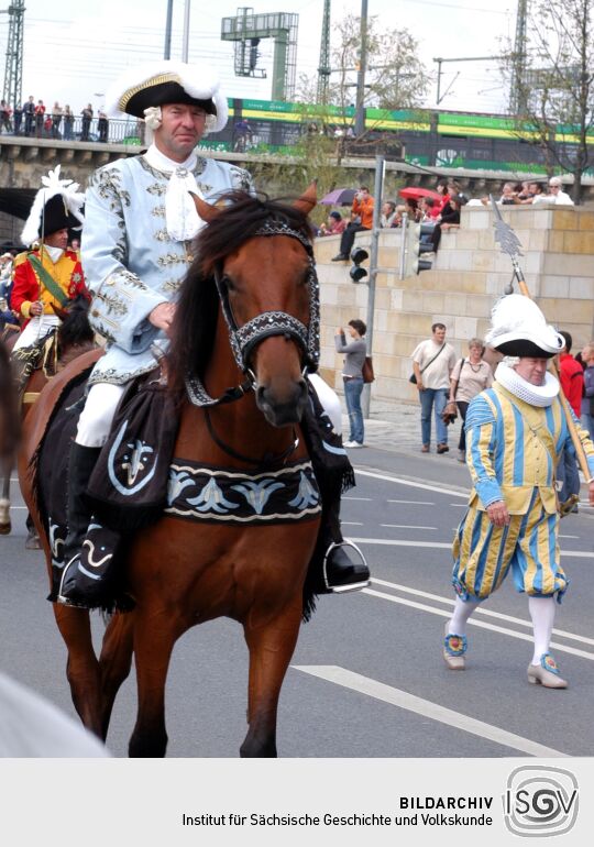 Festumzug zur 800-Jahr-Feier in Dresden