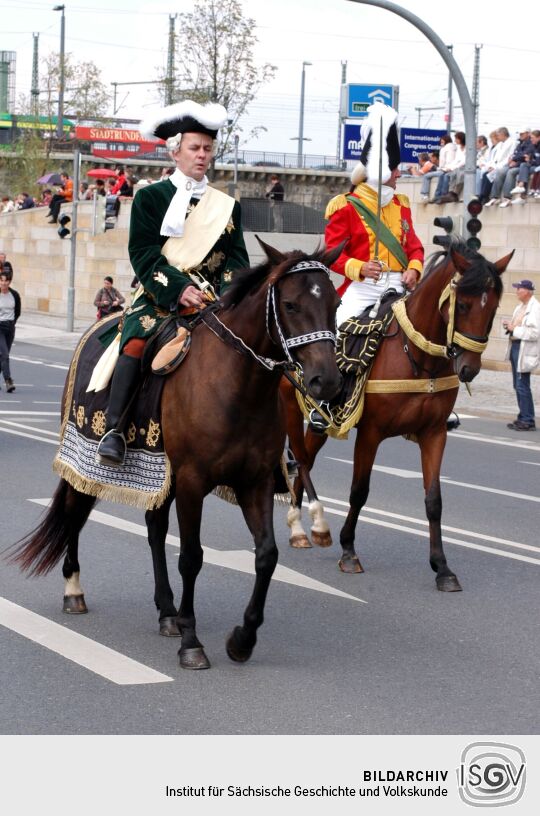 Festumzug zur 800-Jahr-Feier in Dresden