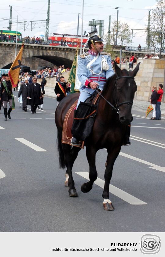Festumzug zur 800-Jahr-Feier in Dresden
