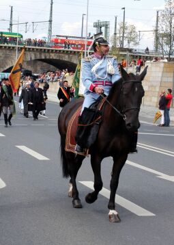 Bild: Festumzug zur 800-Jahr-Feier in Dresden