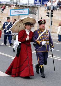 Bild: Festumzug zur 800-Jahr-Feier in Dresden
