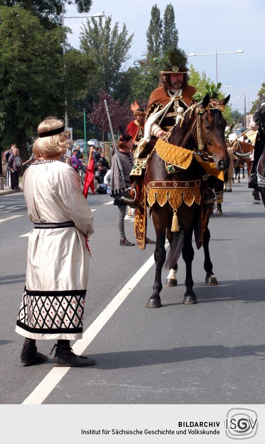 Festumzug zur 800-Jahr-Feier in Dresden