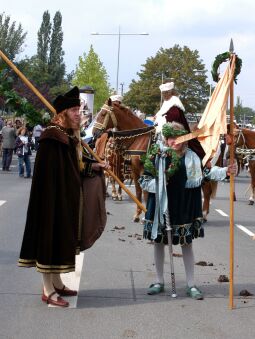 Bild: Festumzug zur 800-Jahr-Feier in Dresden