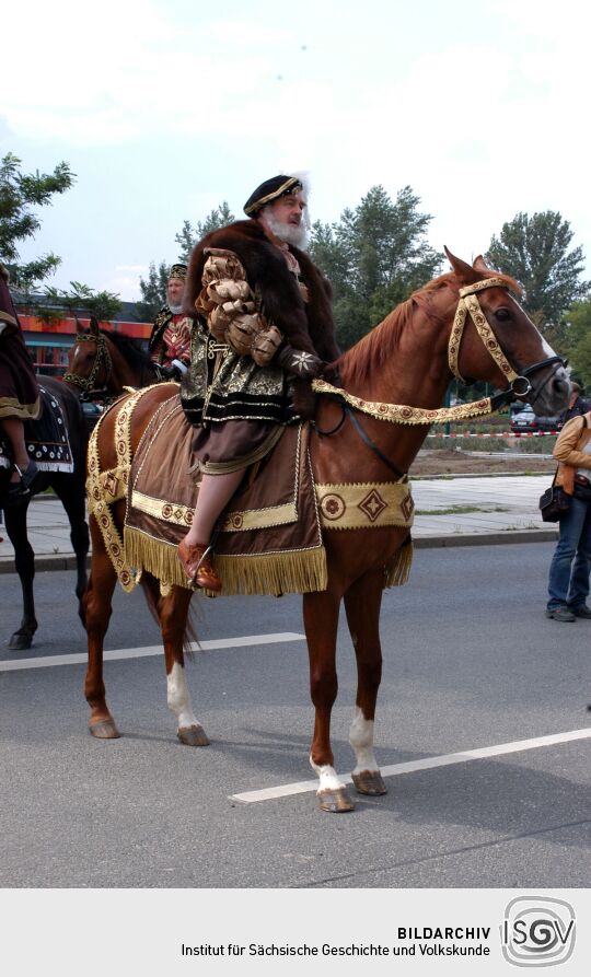 Festumzug zur 800-Jahr-Feier in Dresden