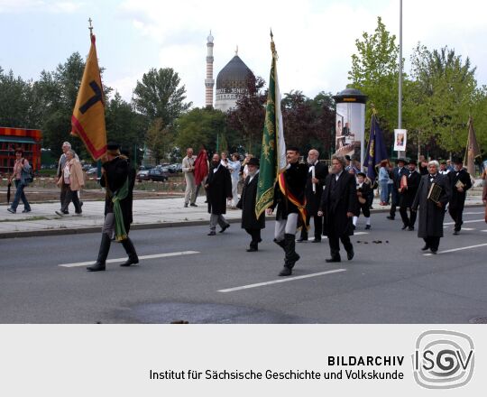 Festumzug zur 800-Jahr-Feier in Dresden