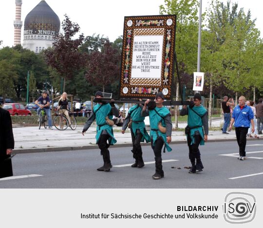Festumzug zur 800-Jahr-Feier in Dresden