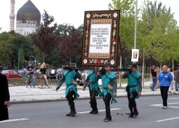 Bild: Festumzug zur 800-Jahr-Feier in Dresden