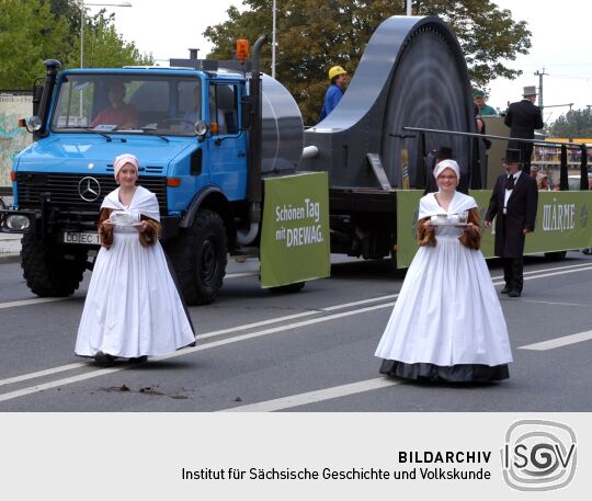 Festumzug zur 800-Jahr-Feier in Dresden