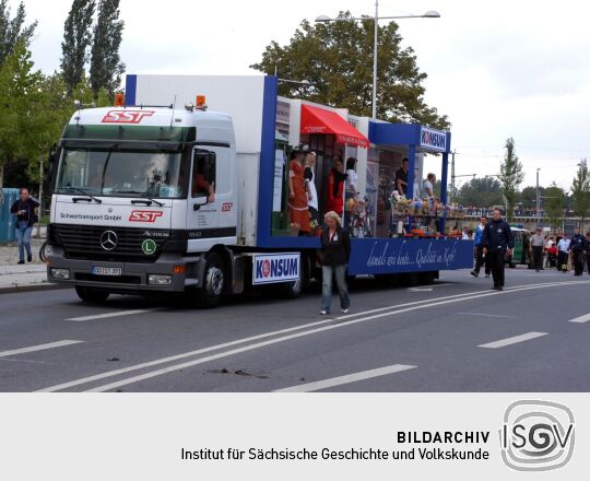 Festumzug zur 800-Jahr-Feier in Dresden