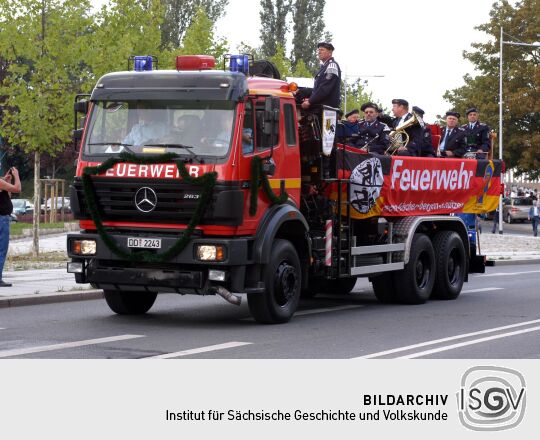 Festumzug zur 800-Jahr-Feier in Dresden