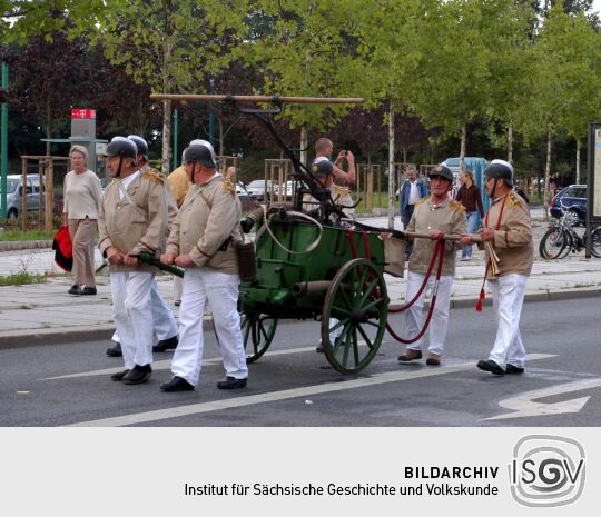 Festumzug zur 800-Jahr-Feier in Dresden