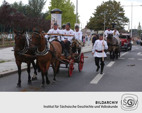 Festumzug zur 800-Jahr-Feier in Dresden