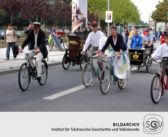 Festumzug zur 800-Jahr-Feier in Dresden