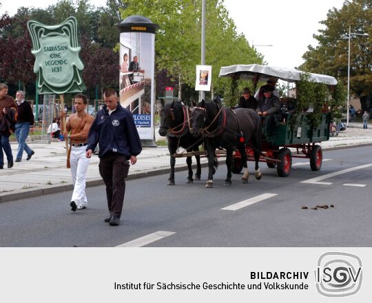 Festumzug zur 800-Jahr-Feier in Dresden