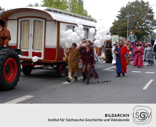 Festumzug zur 800-Jahr-Feier in Dresden
