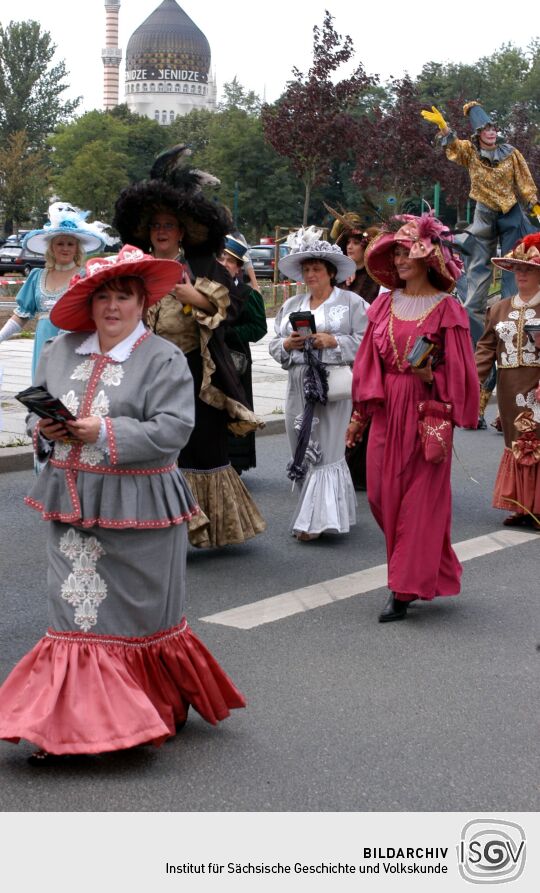 Festumzug zur 800-Jahr-Feier in Dresden