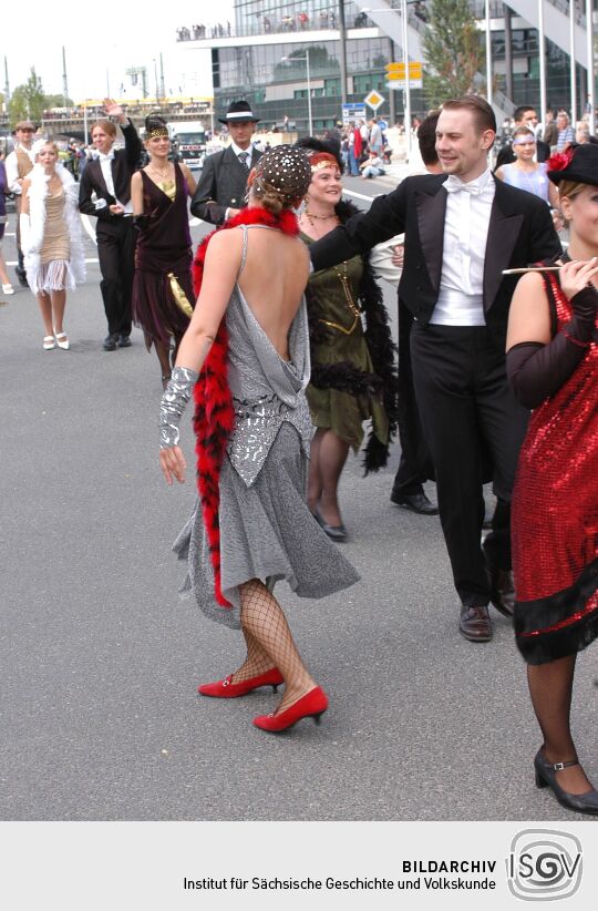 Festumzug zur 800-Jahr-Feier in Dresden
