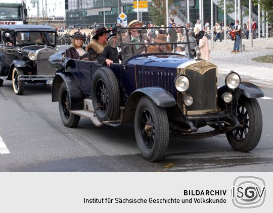 Festumzug zur 800-Jahr-Feier in Dresden