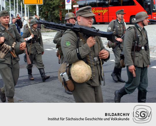 Festumzug zur 800-Jahr-Feier in Dresden