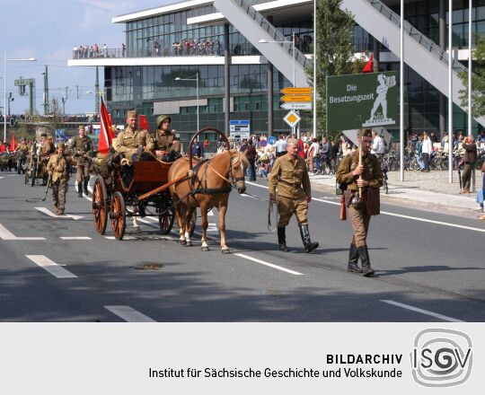 Festumzug zur 800-Jahr-Feier in Dresden