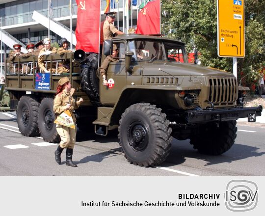 Festumzug zur 800-Jahr-Feier in Dresden