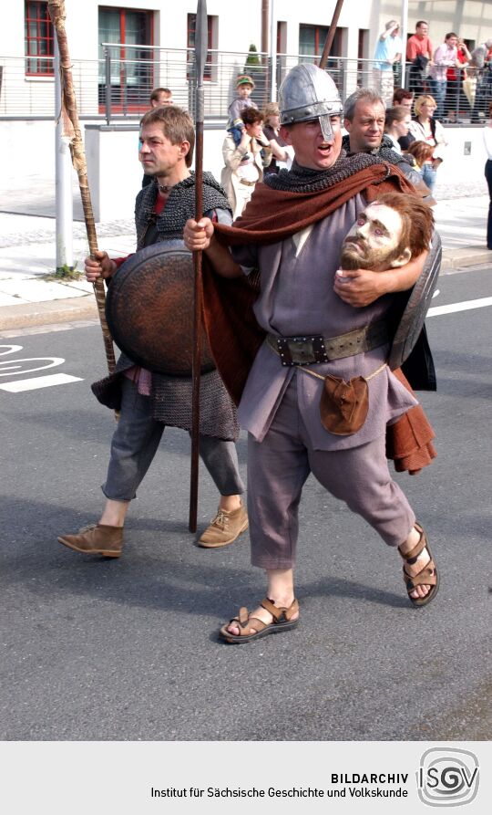 Festumzug zur 800-Jahr-Feier in Dresden