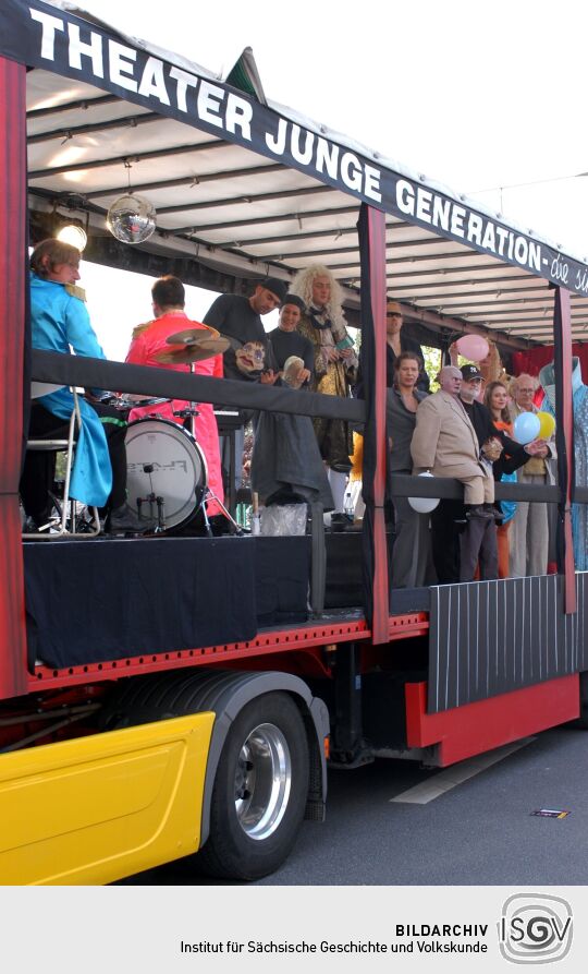 Festumzug zur 800-Jahr-Feier in Dresden