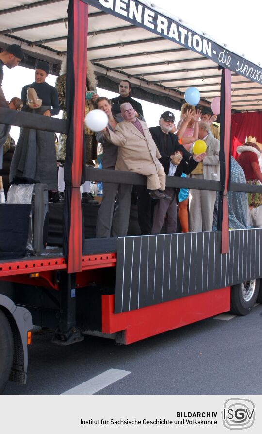 Festumzug zur 800-Jahr-Feier in Dresden