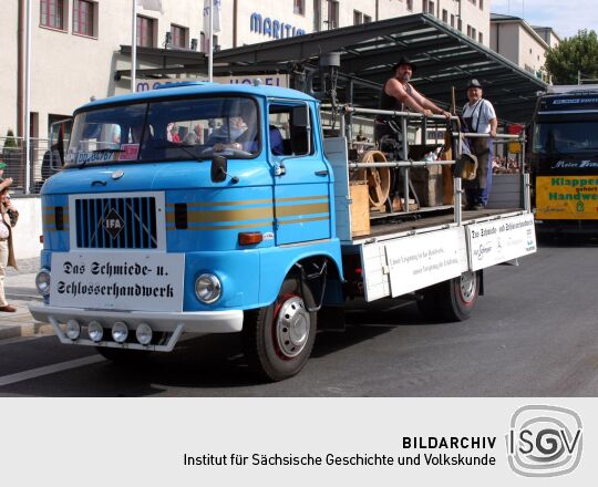 Festumzug zur 800-Jahr-Feier in Dresden