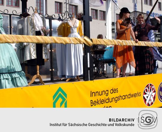 Festumzug zur 800-Jahr-Feier in Dresden