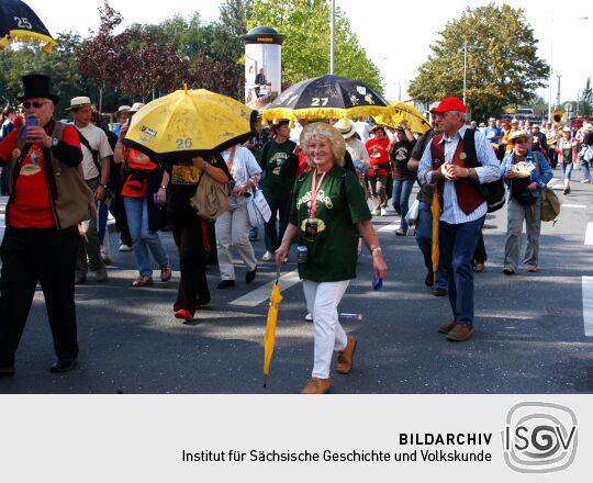 Festumzug zur 800-Jahr-Feier in Dresden