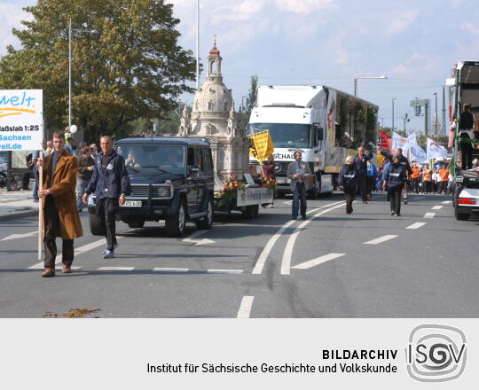 Festumzug zur 800-Jahr-Feier in Dresden