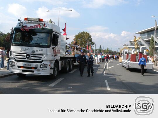 Festumzug zur 800-Jahr-Feier in Dresden