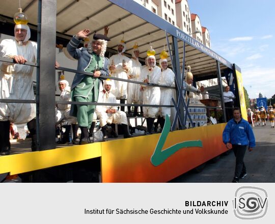 Festumzug zur 800-Jahr-Feier in Dresden