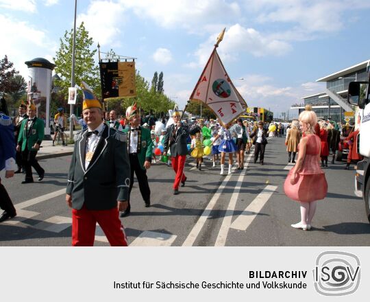 Festumzug zur 800-Jahr-Feier in Dresden