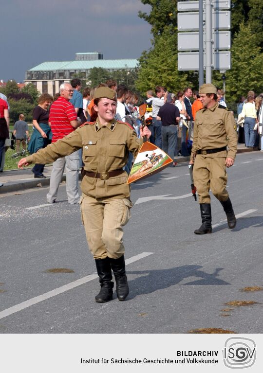 Festumzug zur 800-Jahr-Feier in Dresden