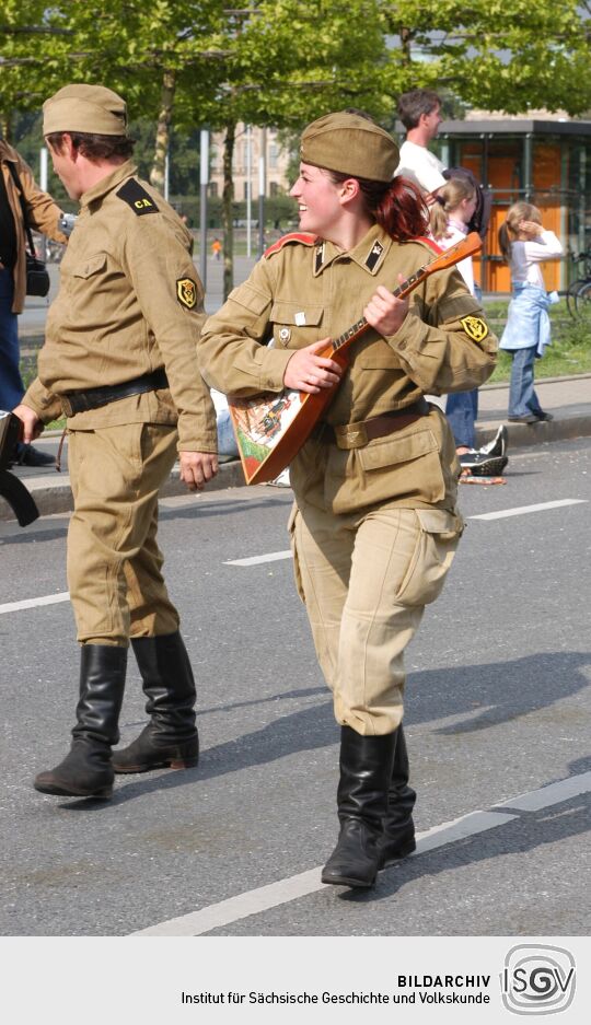 Festumzug zur 800-Jahr-Feier in Dresden