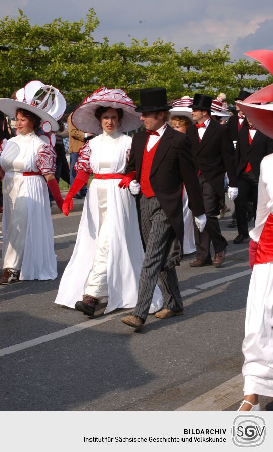 Festumzug zur 800-Jahr-Feier in Dresden