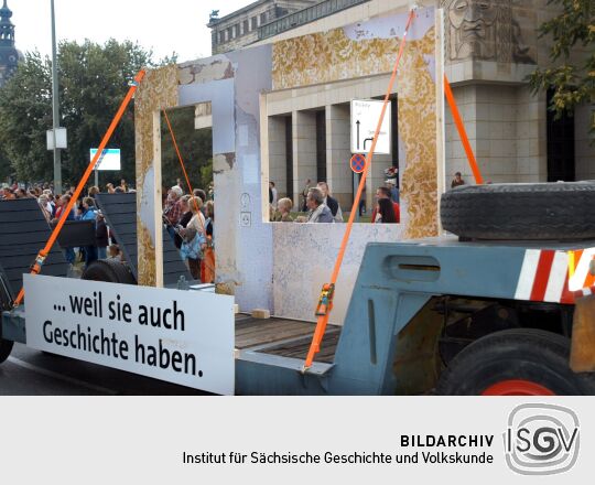 Festumzug zur 800-Jahr-Feier in Dresden