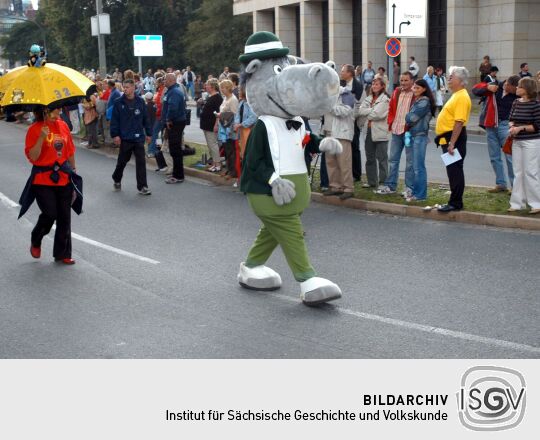 Festumzug zur 800-Jahr-Feier in Dresden