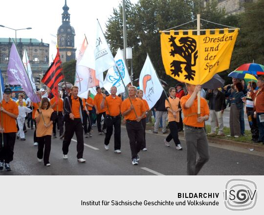 Festumzug zur 800-Jahr-Feier in Dresden