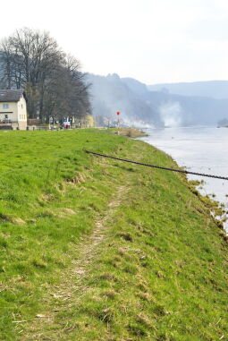 Bild: Landschaftsansicht der Elbe