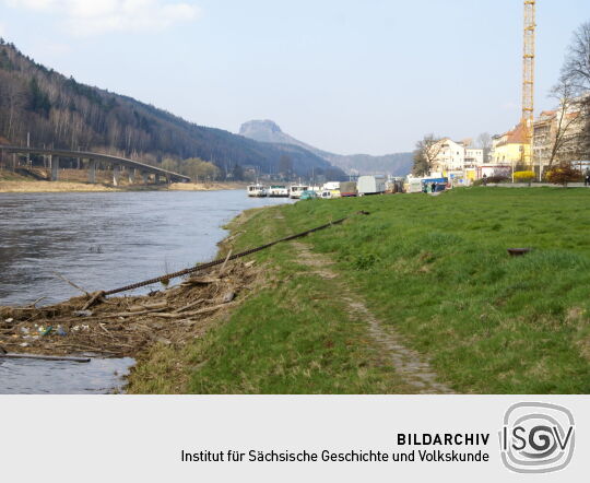 Landschaftsansicht der Elbe