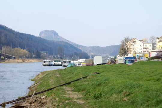 Landschaftsansicht der Elbe