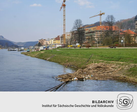 Landschaftsansicht der Elbe