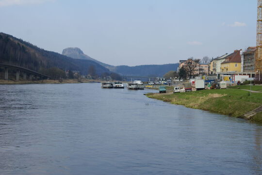 Landschaftsansicht der Elbe