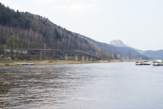 Landschaftsansicht der Elbe