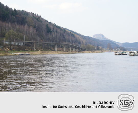 Landschaftsansicht der Elbe